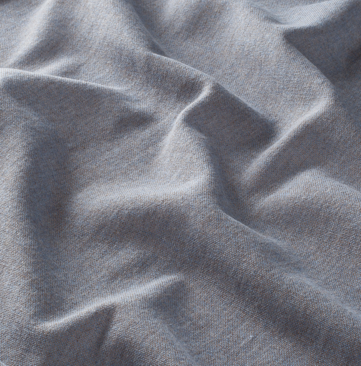 Gardintekstil ull Wool fra OsloDeco, i farge Varm blå 03