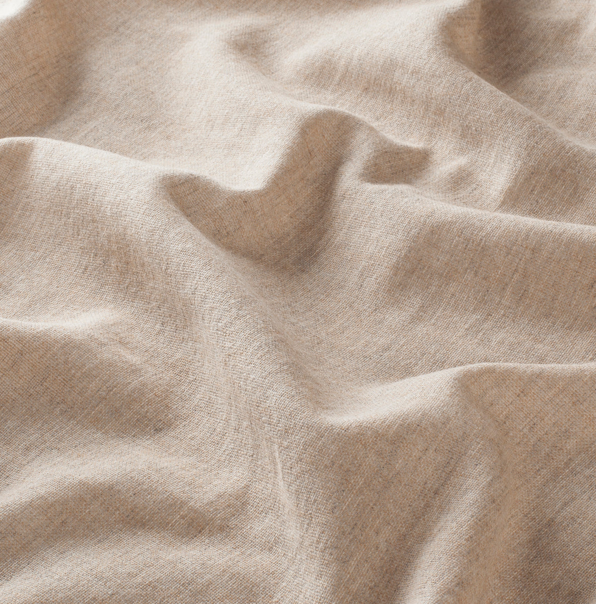 Gardintekstil ull Wool fra OsloDeco, i farge Sand 04