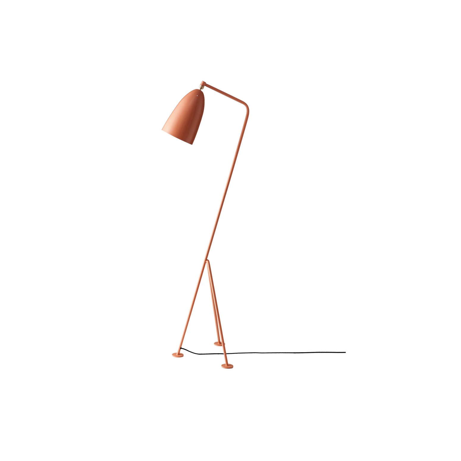 Den ikoniske gulvlampen Gräshoppa fra Gubi, ble designet i 1947 av Greta M. Grossman. Gulvlampen vipper lett bakover som en gresshoppe, og er en av Grossmans mest ikoniske design