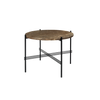 TS table fra Gubi, i størrelsen Ø55 med brun marmor.