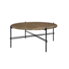 TS table Ø80 fra Gubi, i brun marmor.
