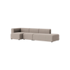 Mags 3 Seater Comb 3 LEFT, Tekstil RE-WOOL 268