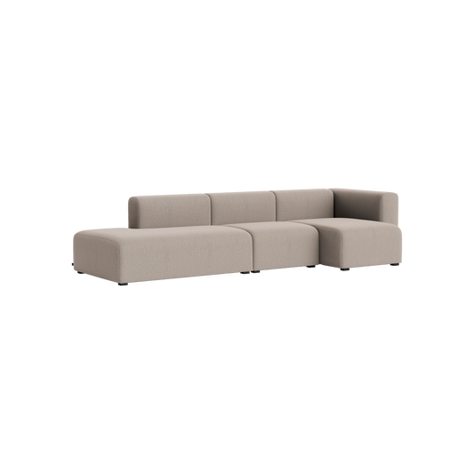 Sofa Mags 3-seter fra Hay, kombinasjon 3, tekstil RE-WOOL 268