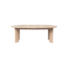 Spisebordet Bevel er perfekt for deg som leter etter et moderne, rundt spisebord i i klassisk hvitoljet eik som kan utvides ved behov! Bordet kommer med to ileggsplater som gjør at det kan bli 217 cm langt.