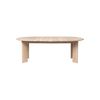 Spisebordet Bevel er perfekt for deg som leter etter et moderne, rundt spisebord i eik som kan utvides ved behov! Bordet finnes i klassisk hvitoljet eller svartoljet farge, og kommer med to ileggsplater som gjør at det kan bli 217 cm langt.