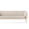  Turn 3-seter, Cashmere - Boucle Off-White