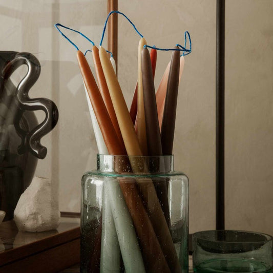 Lys Dipped Candles amber, 2 pk (må hentes)