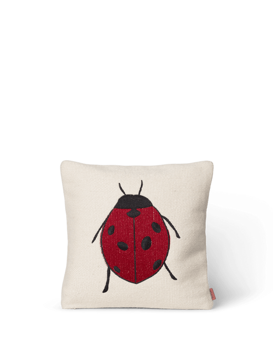 Pute Forest Embroidered Cushion marihøne - siste sjanse!