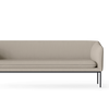 Turn Sofa 3 - Black - Hot Madison Sand (PG2)