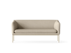 Turn 2-seter, Cashmere - Steelcut Trio Beige
