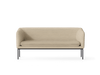Turn Sofa 2-seter, Black - Fiord Sand tekstil (PG5)