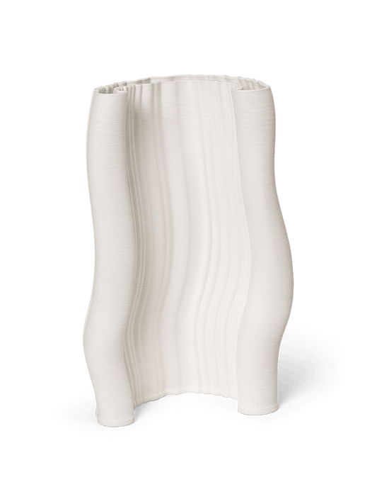 Vase Moire off-white