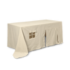 Lekehus og duk- Settle Table cloth house offwhite- gjør bordet til et magisk lekehus!
