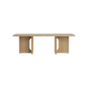 Androgyne Lounge Table i naturlig, lys eik.