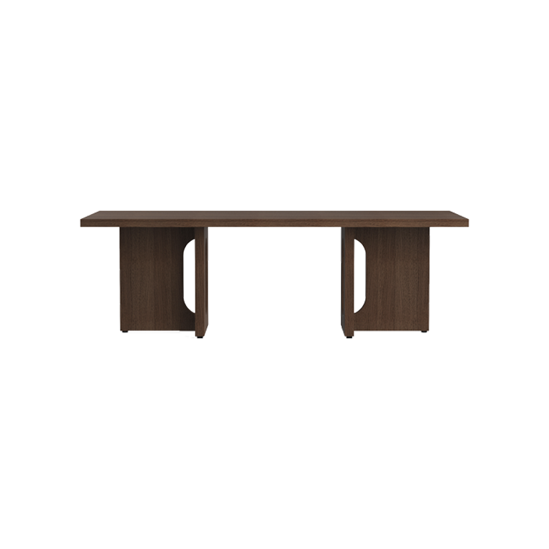 Androgyne Lounge Table i mørk eik.