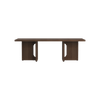 Androgyne Lounge Table i mørk eik.