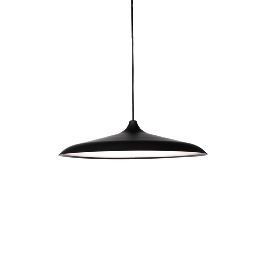 Pendellampe Circular black med smart teknologi.