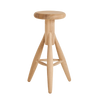 Rocket Bar Stool fra Artek ble opprinnelig skapt av den finske designeren Eero Aarnio til hans eget kjøkken. Barkrakken finnes i såpebehandlet, massiv eik og svart- eller hvitlakkert eik.