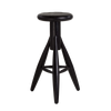 Rocket Bar Stool i svartlakkert, massiv eik.