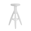 Rocket Bar Stool i hvitlakkert, massiv eik.