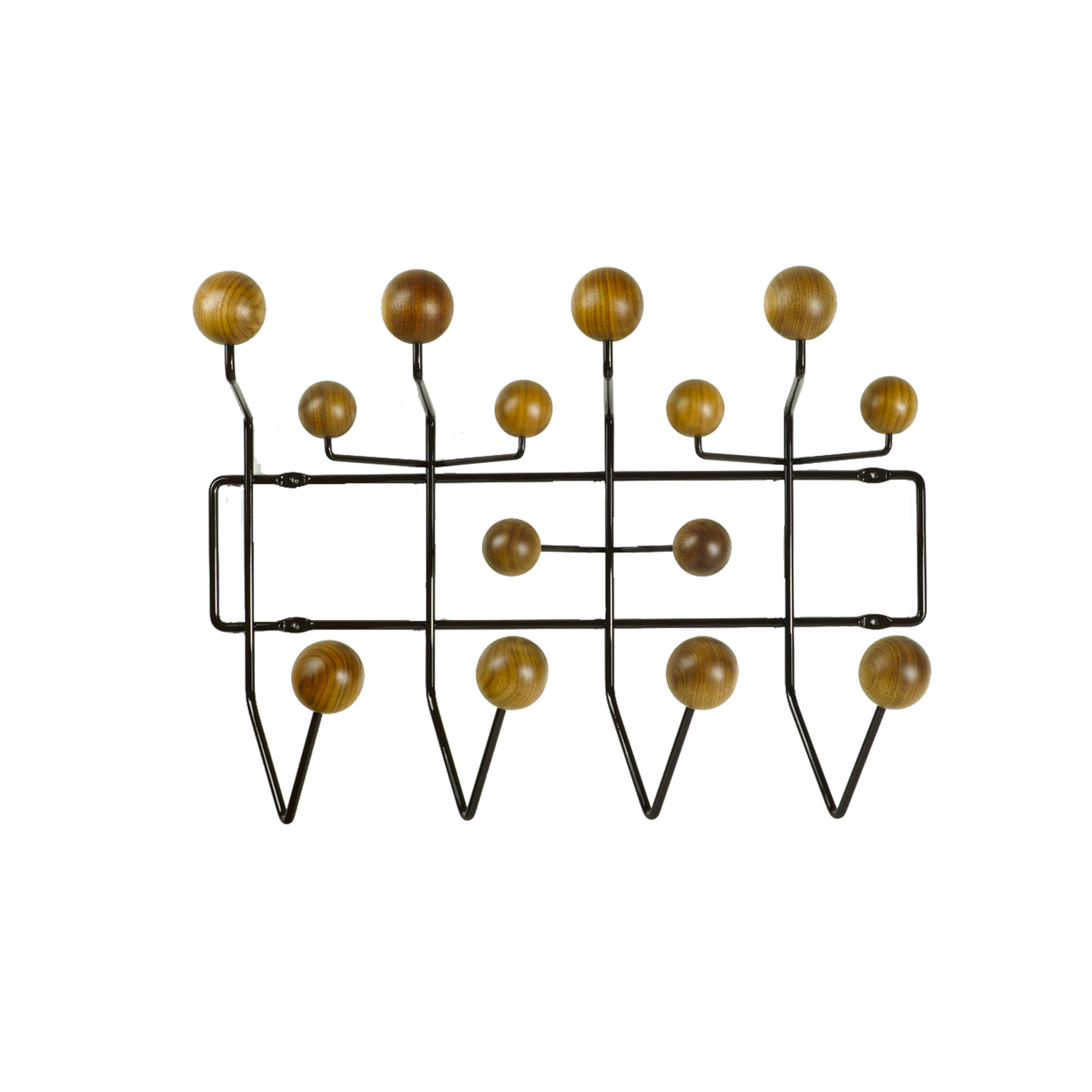 Den ikoniske knaggrekken Hang it all, fra Vitra ble designet av Charles &amp; Ray Eames i 1953.