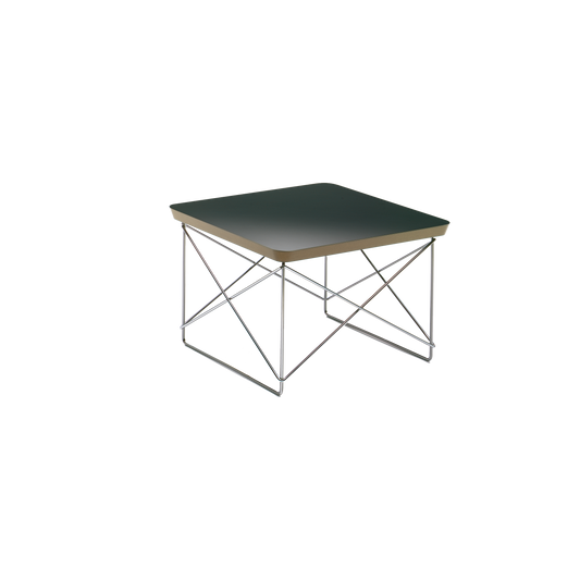 Occasional Table LTR svart, fra Vitra, ble designet av Ray og Charles Eames til deres eget hjem – Eames House.