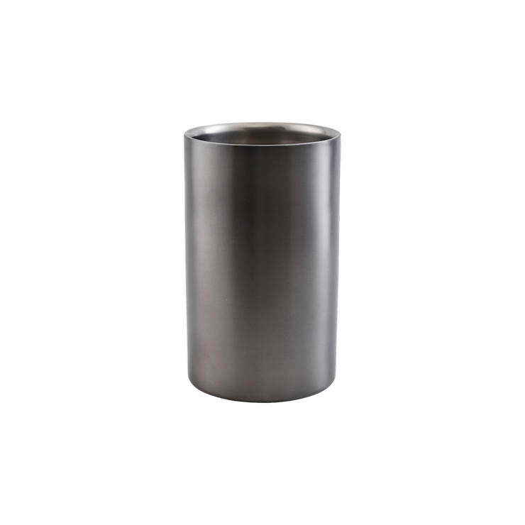 Vinkjøleren Grunge har et tidløst design i en metallisk farge