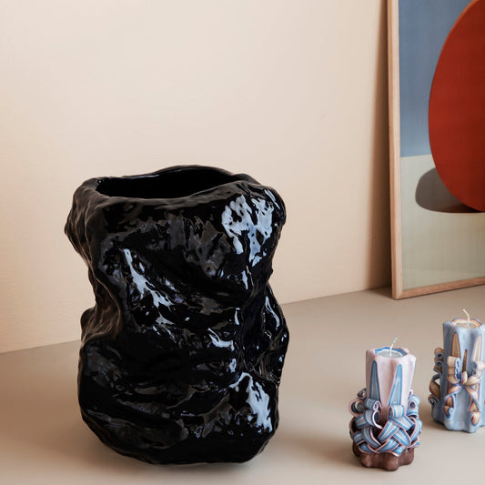 Vase Tuck blå