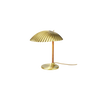 Skjellformet lampe, designet av finske Paavo Tynell i 1938
