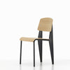 Standard chair deep black / natur eik