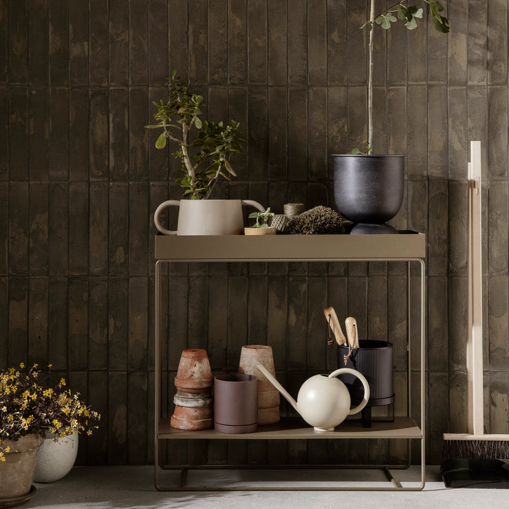 Plant Box Two-tier i fargen Olive