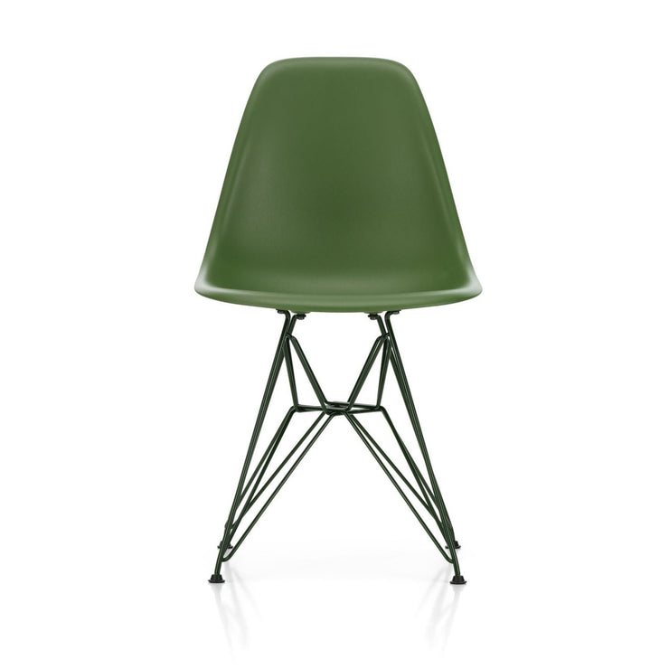 Stolen Eames Side Chair DSR i fargekombinasjonen Forest/Dark Green.