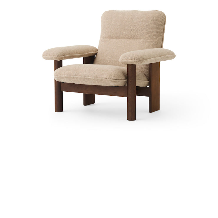 Understell i Dark stained oak, tekstil Bouclé 02 (Tekstil prisgruppe 0)
