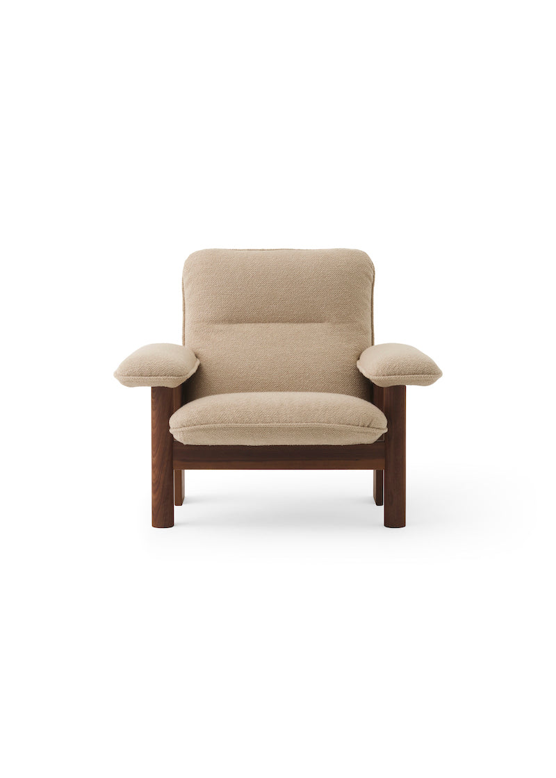 Understell i Dark stained oak, tekstil Bouclé 02 (Tekstil prisgruppe 0)