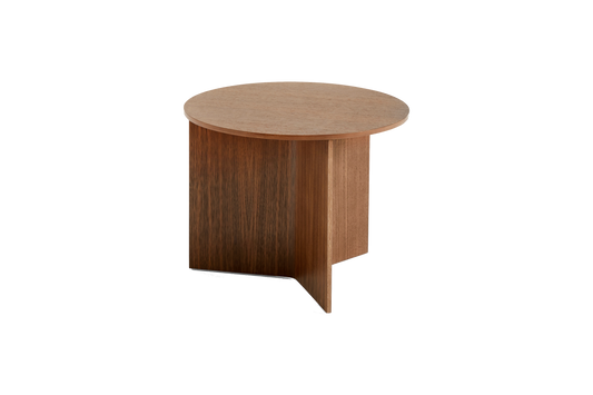 Sidebord Slit table wood round (Ø45)