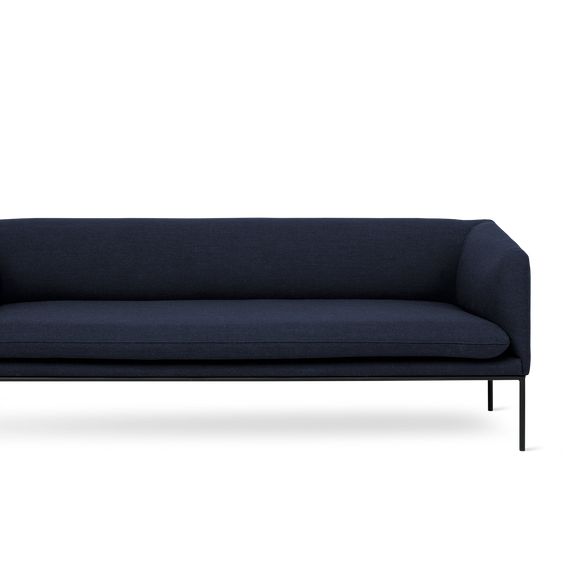 Turn Sofa 3 - Fiord Solid Dark Blue (PG5)