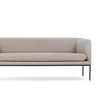 Turn Sofa 3 Black- Cotton Linen Natural