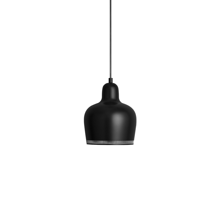 Golden Bell svart/hvit innside: stål, svart lakk