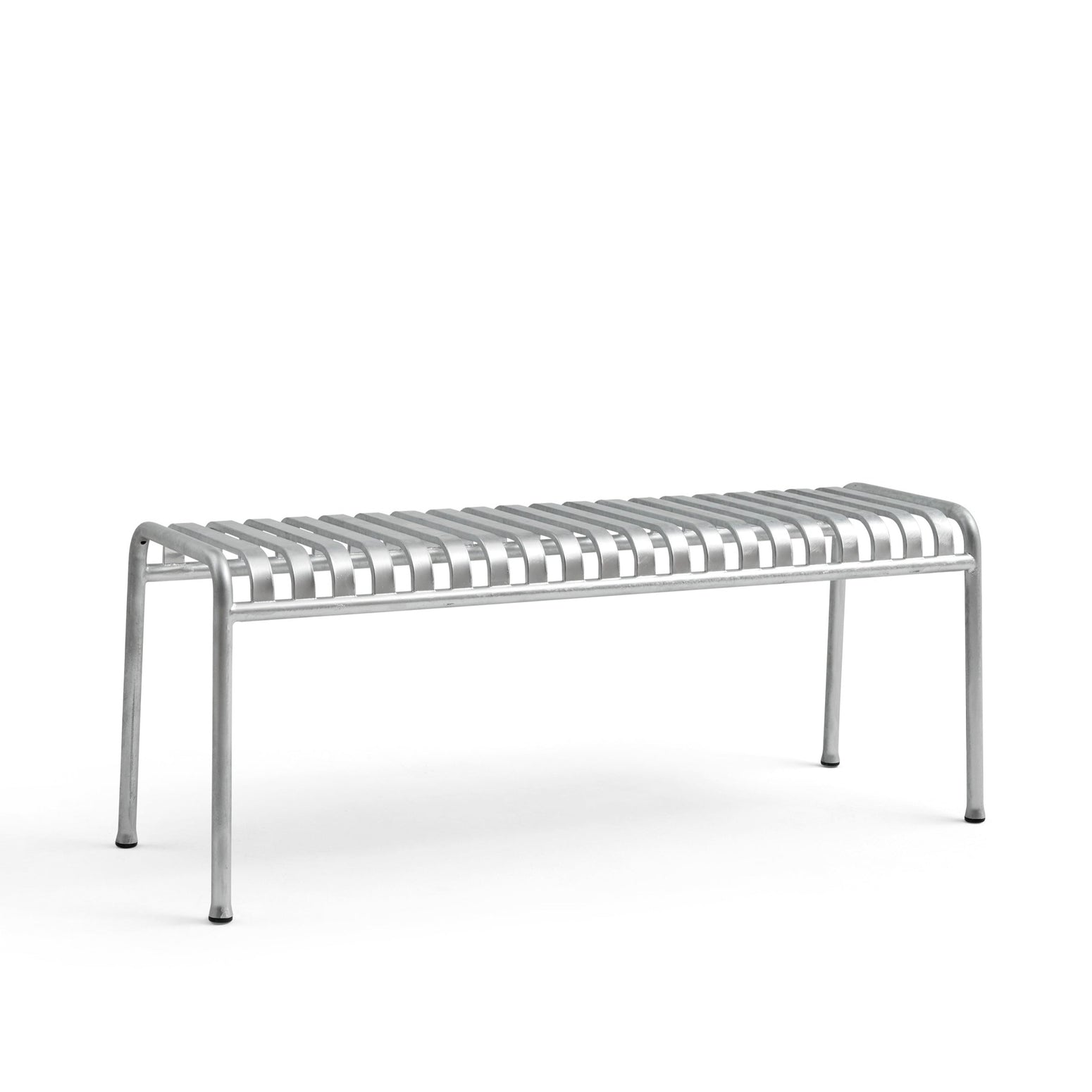 Benk Palissade i fargen Hot Galvanised.