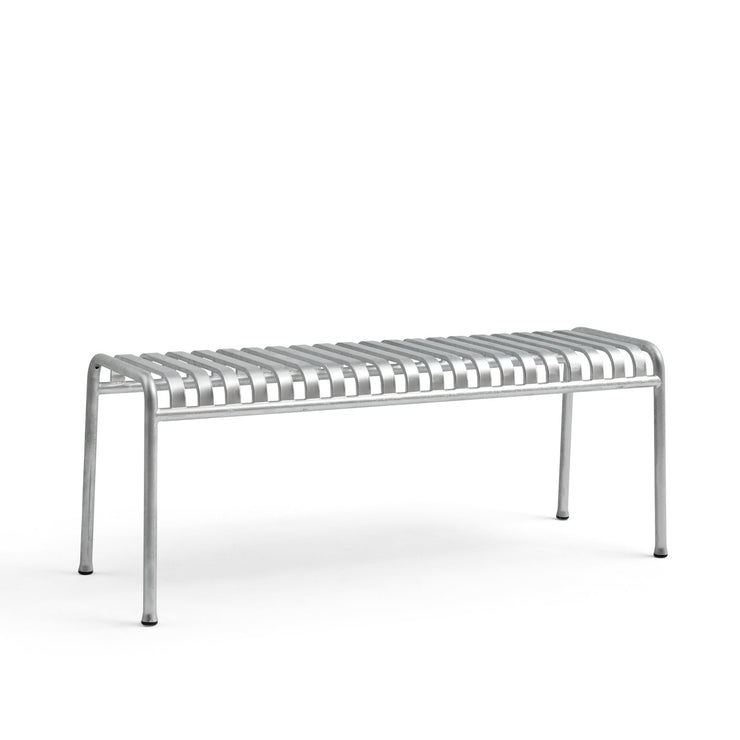 Benk Palissade i fargen Hot Galvanised.
