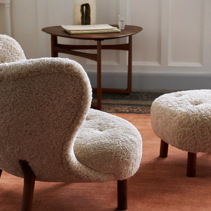 Little Petra, trukket i lammeskinn, Sheepskin i fargen Moonlight