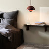 Flowerpot VP1 farge Red Brown