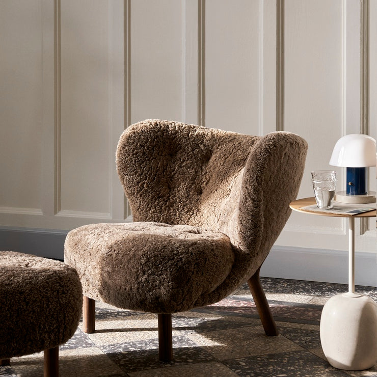 Little Petra, trukket i lammeskinn, Sheepskin i fargen Sahara