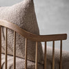 Fly SC2 sofa 2-seter, hvitoljet eik (white oiled oak). tekstil: Karakorum 003 - rygg