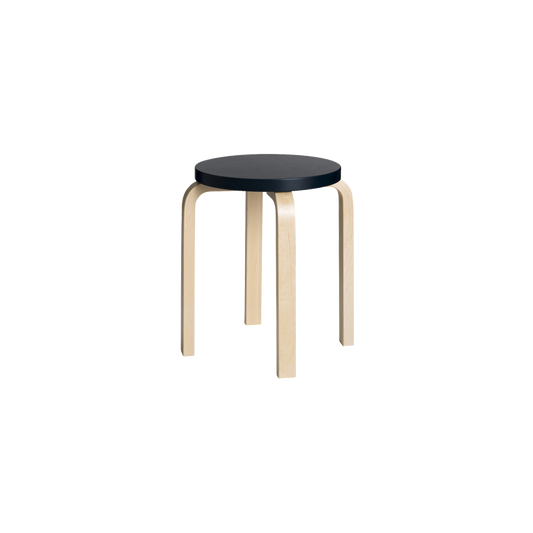 Stool E60 med svart sete