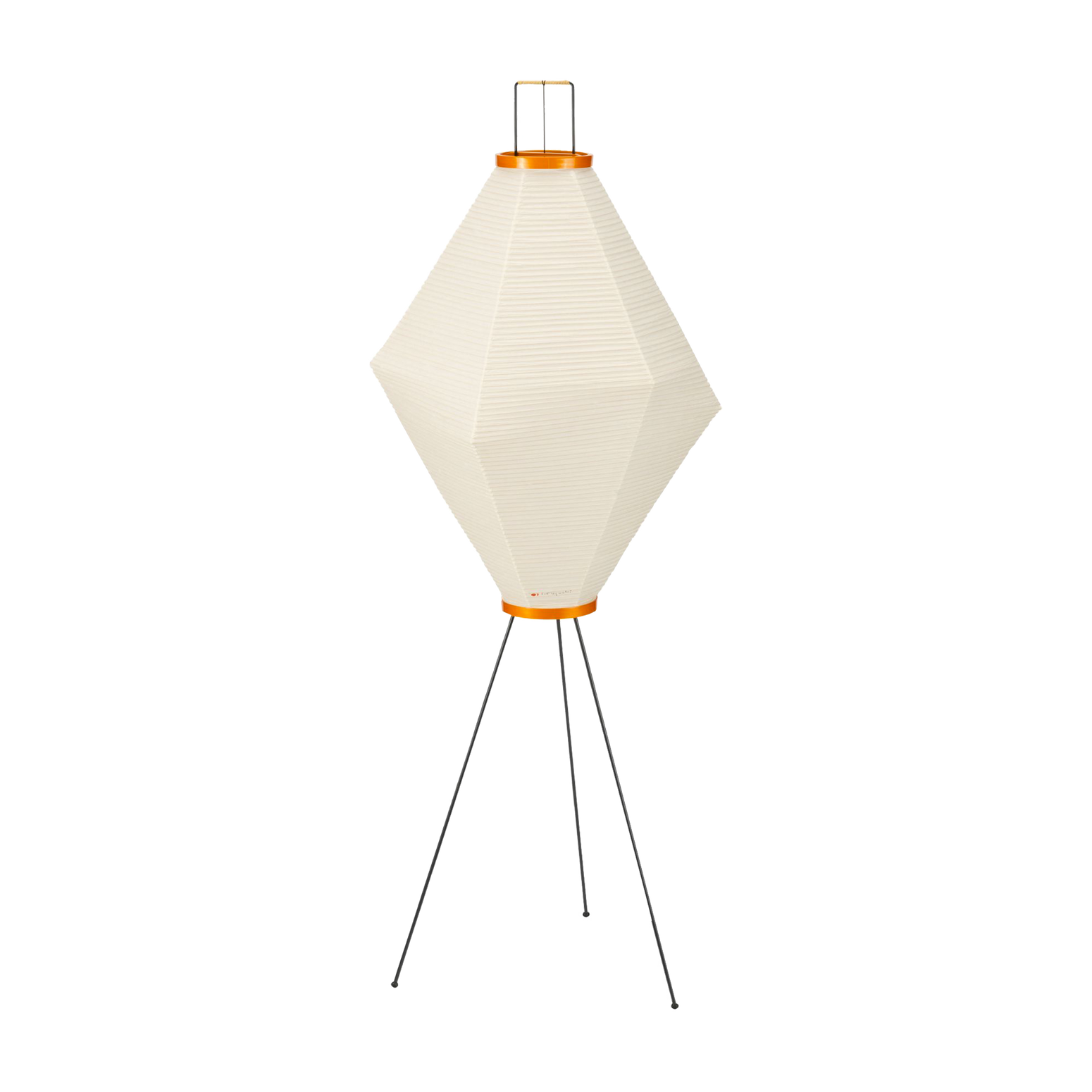 Gulvlampen Akari 13A fra Vitra. Lampene er håndlaget i shoji-papir av japanske håndverkere. 