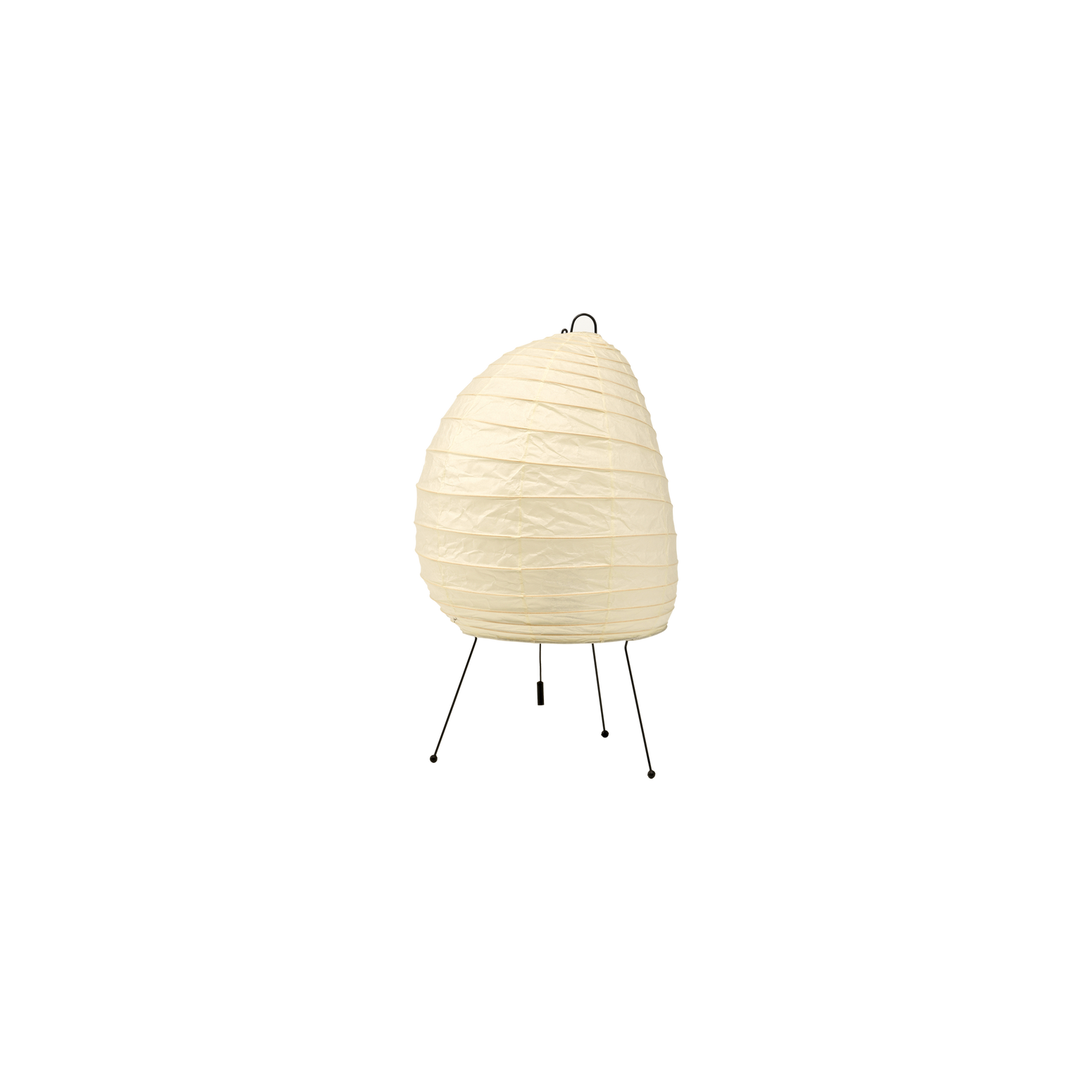 Den skulpturelle bordlampen Akari 1N er en del av en lampeserie som er designet av Isamu Noguchi i 1951 for Vitra.