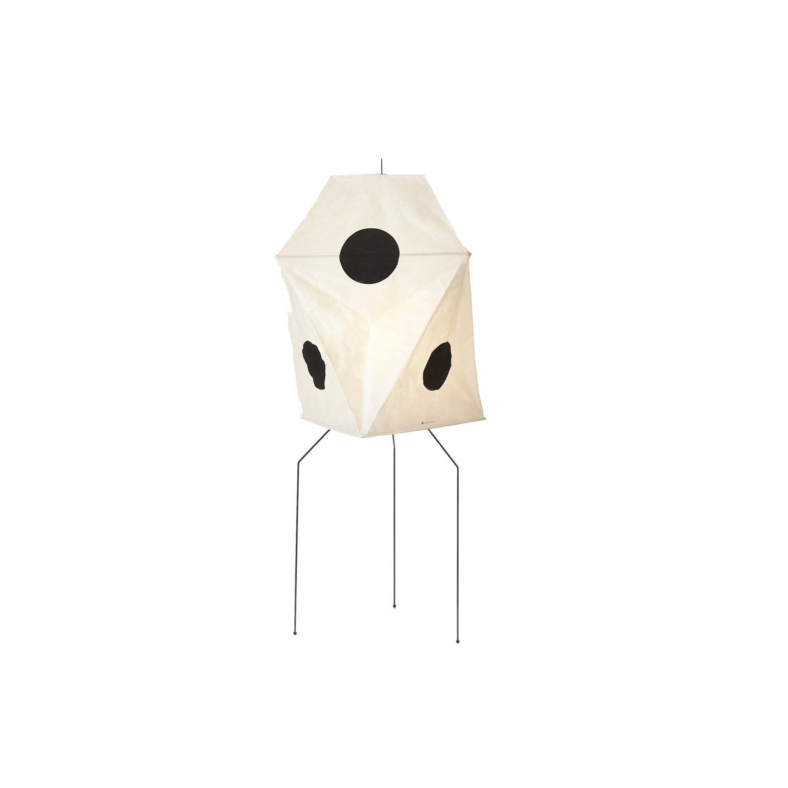 Gulvlampen Akari UF3-Q, er en del av en lampeserie som er designet av Isamu Noguchi i 1951 for Vitra.
