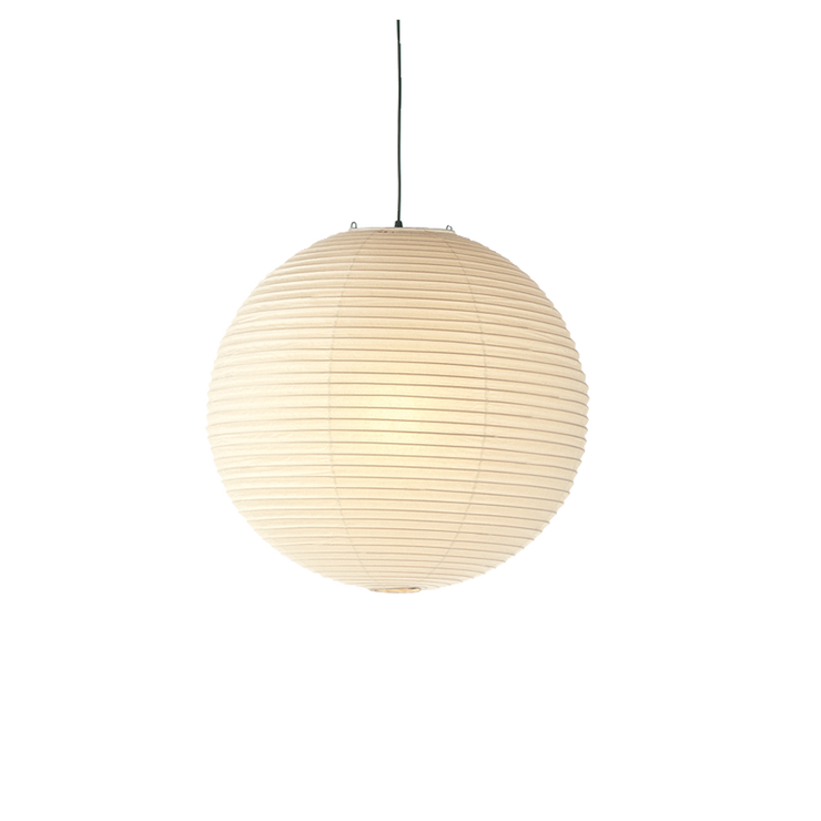 Takpendelen Akari 75A, er en del av en lampeserie som er designet av Isamu Noguchi i 1951 for Vitra. Lampene er håndlaget i shoji-papir av japanske håndverkere.