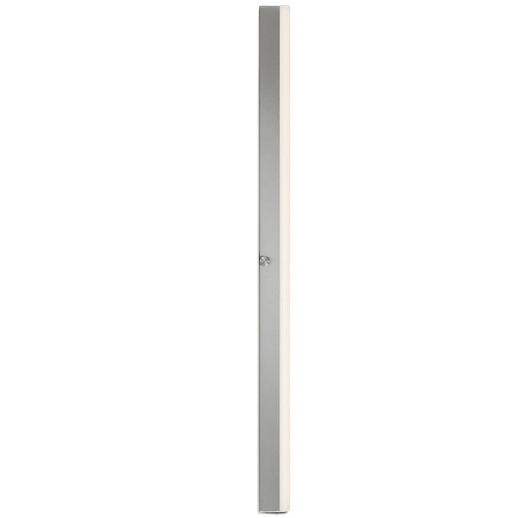 Angel wall 1000, her i stålfarge, med dimmer og direkte feste